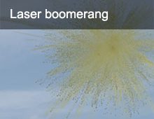 Laser Boomerang